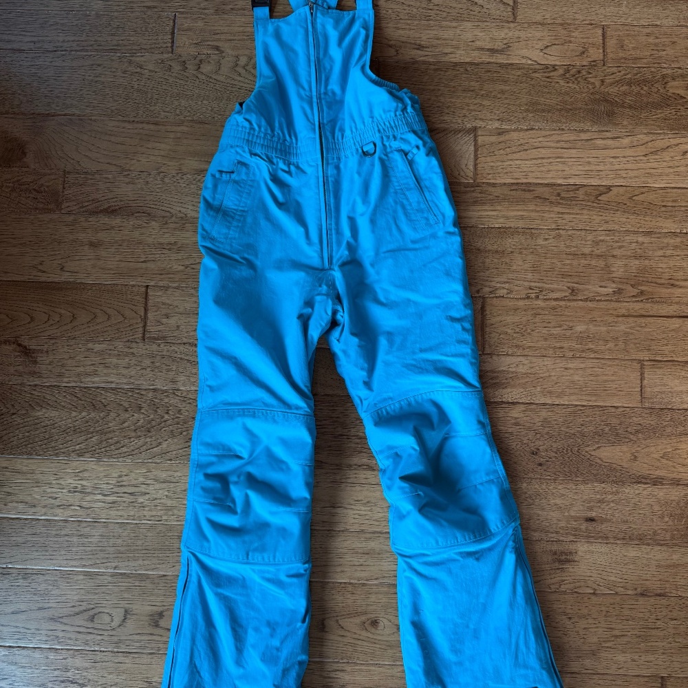 Lands End Snow Bibs Turquoise Youth size 16